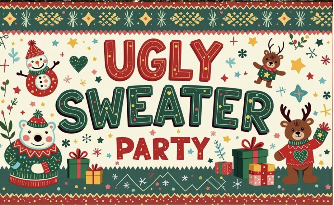 Our Last Ugly Sweater Christmas Party